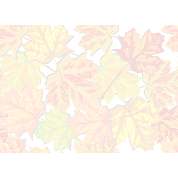 SVG Faded autumn leaves vector image