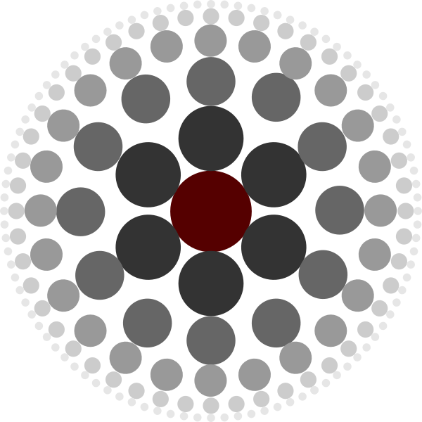 SVG Fading circle theme