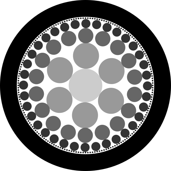 SVG Fading circles