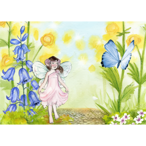 SVG Fairy And butterfly