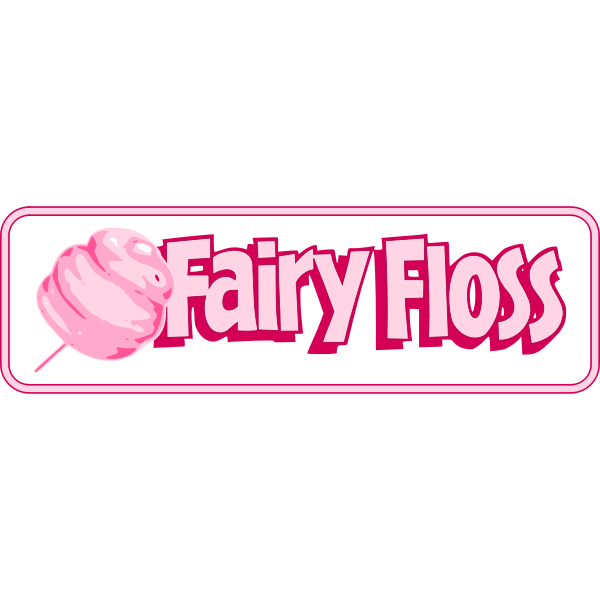SVG Fairy floss sign