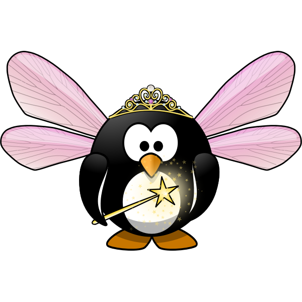 SVG Fairy penguin