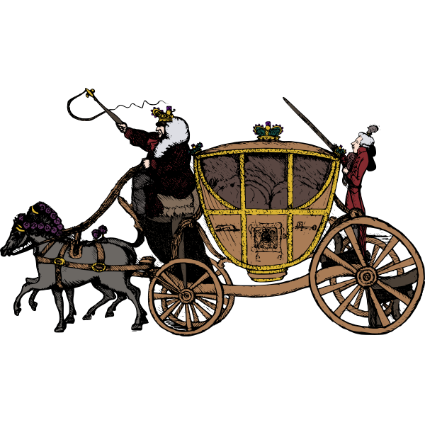 SVG Fairy tale carriage