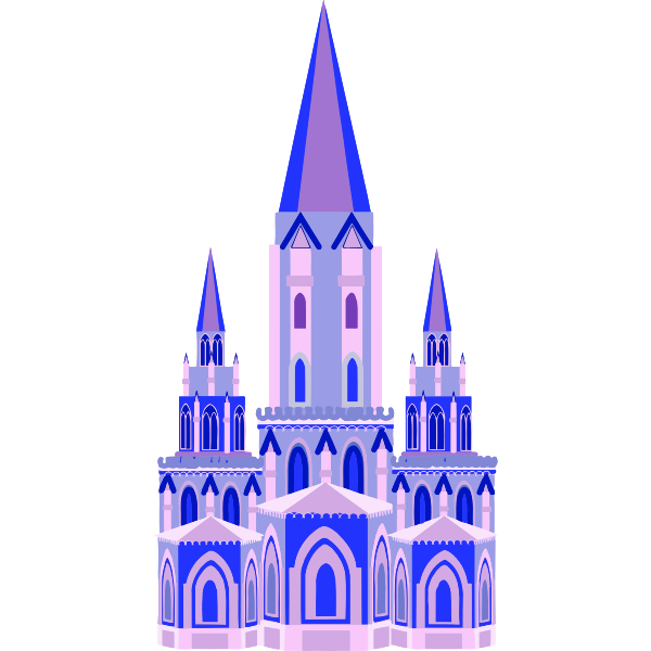 SVG Fairy tale castle image