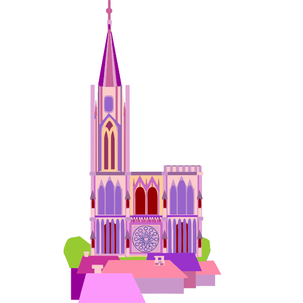 SVG Fairy tale church