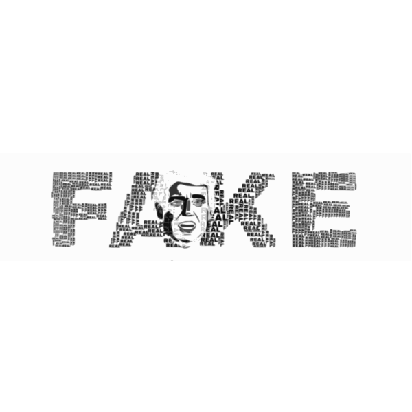 SVG fake written with real