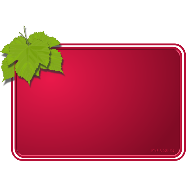 SVG Fall announcement board vector image