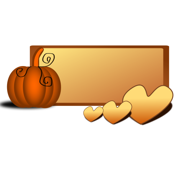 SVG Fall border vector image