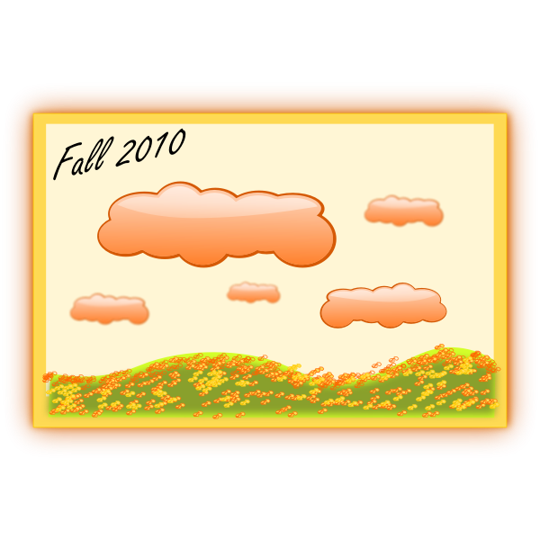 SVG Fall landscape