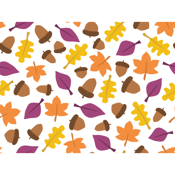 SVG Fall pattern vector image
