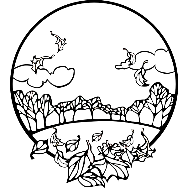 SVG Fall scene
