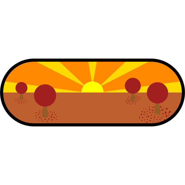 SVG Fall scene vector image