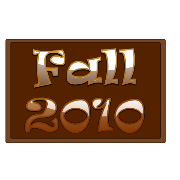 SVG Fall sign vector clip art