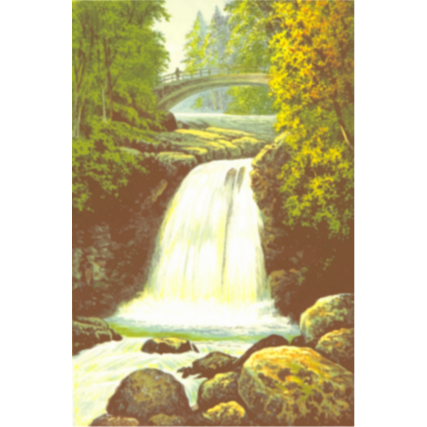 SVG Falls of Garravalt