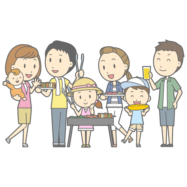 SVG Family barbecue