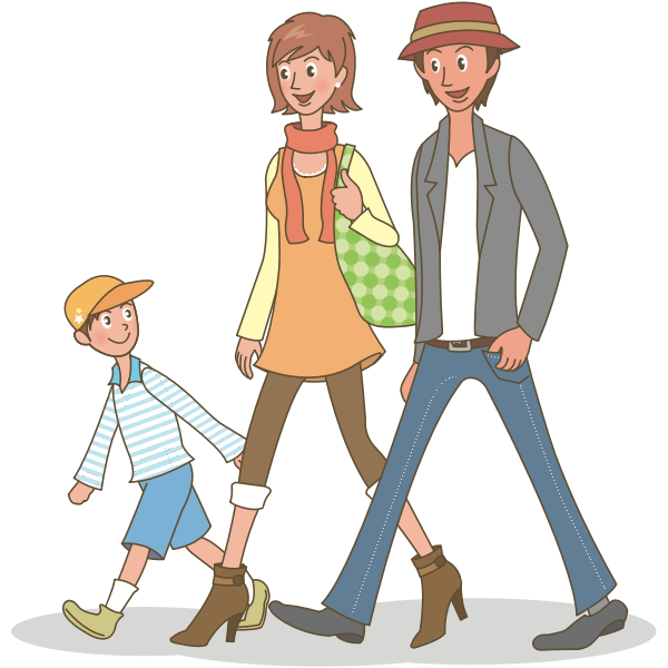 SVG Family stroll