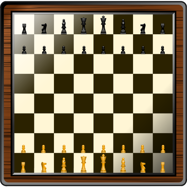 SVG Fancy chess board And pieces