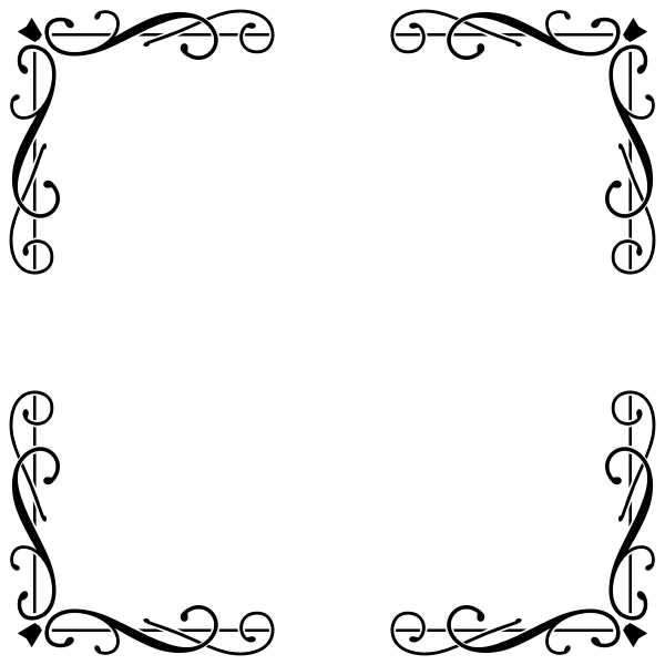 SVG Fancy Elegant Frame 9