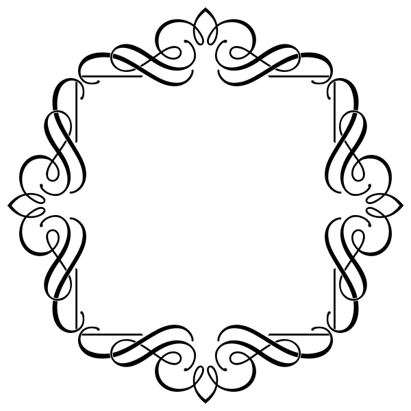 SVG Fancy Flourish Frame