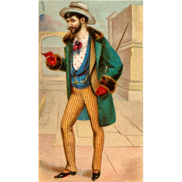 SVG Fancy gentleman