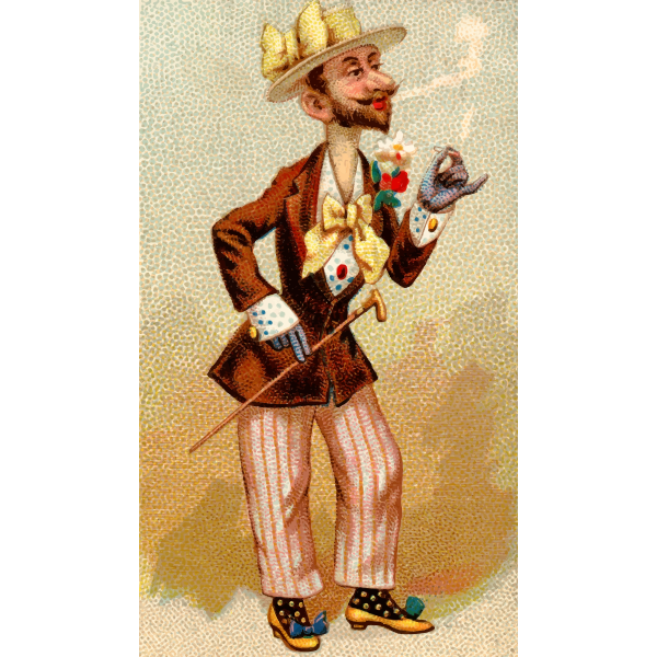 SVG Fancy man