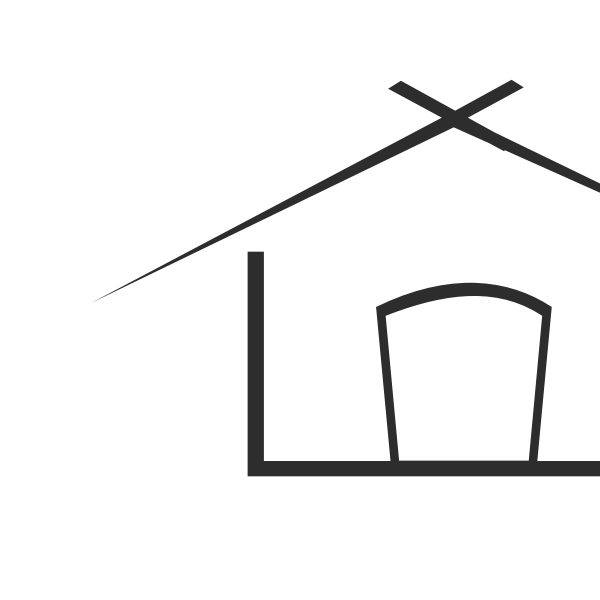SVG Farm house sketch