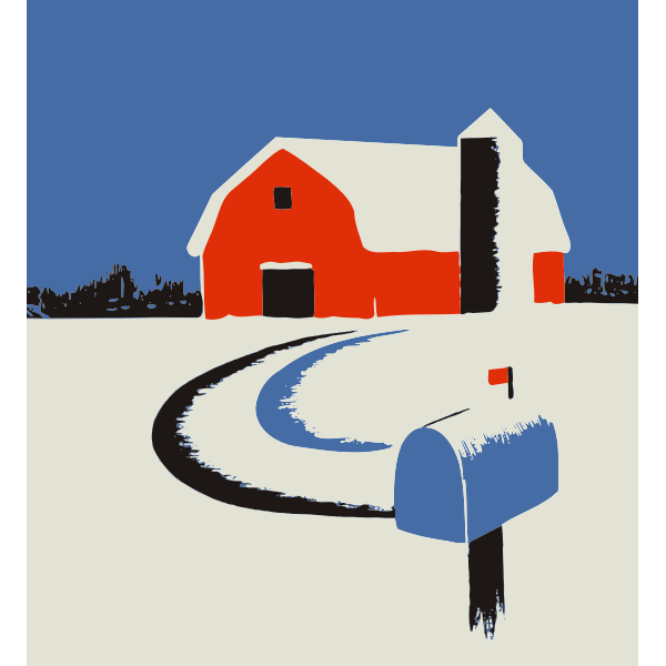 SVG Farm with mailbox