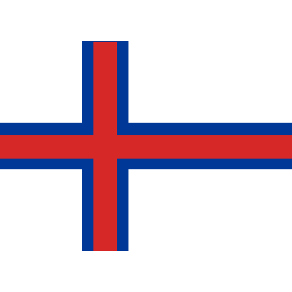 SVG Faroe Islands flag