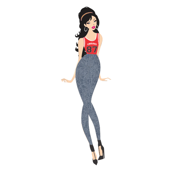 SVG Fashion model