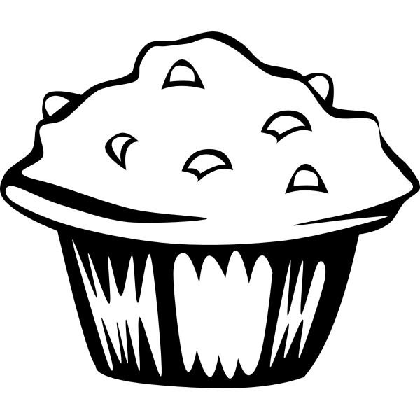 SVG Fast Food Breakfast Muffin Blueberry