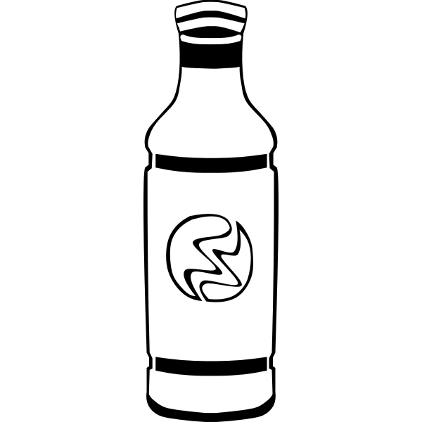 SVG Fast Food Drinks Bottle