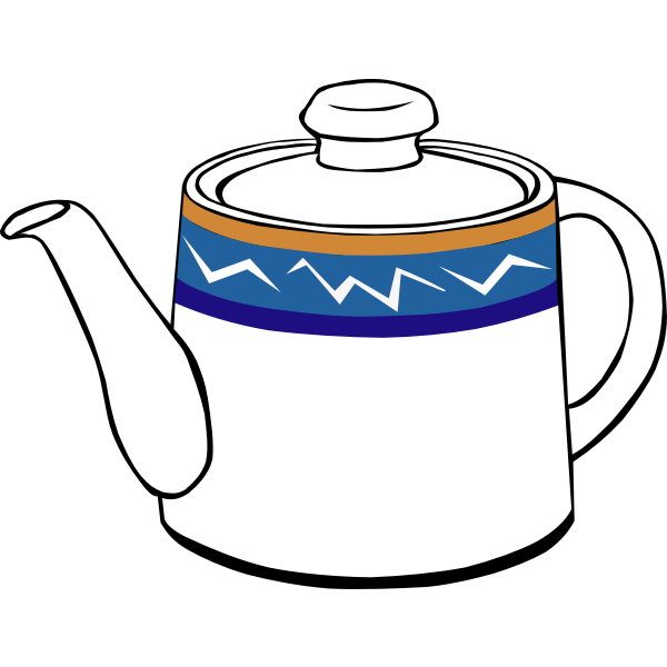 SVG Fast Food Drinks Tea Pot