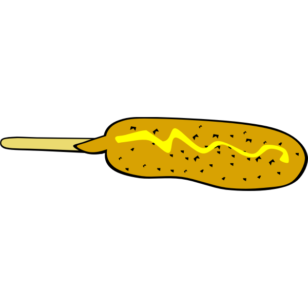 SVG Fast Food Lunch-Dinner Corn Dog