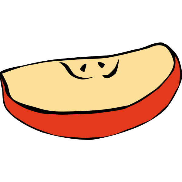SVG Fast Food Snack Apple Slice