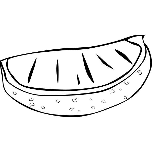 SVG Fast Food Snack Orange Slice