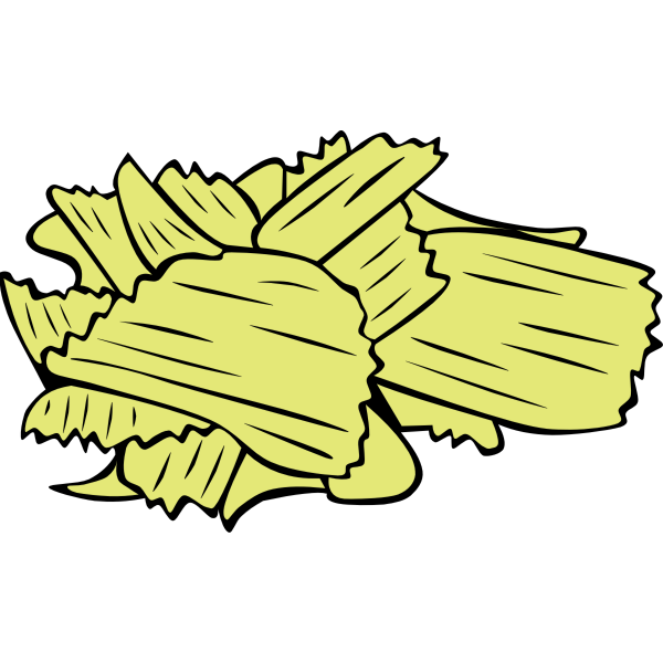 SVG Fast Food Snack Potato Chips