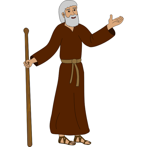 SVG Father Abraham vector image