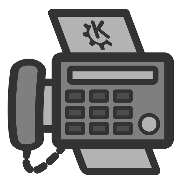 SVG Fax icon
