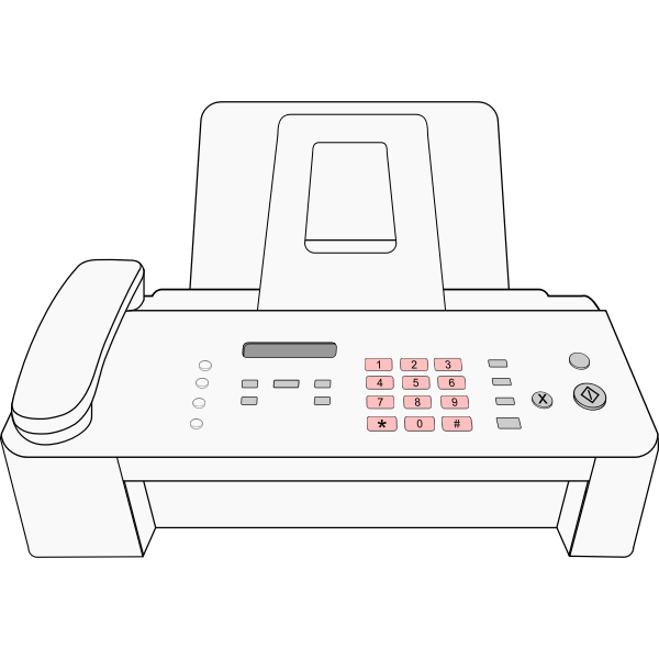 SVG Fax machine