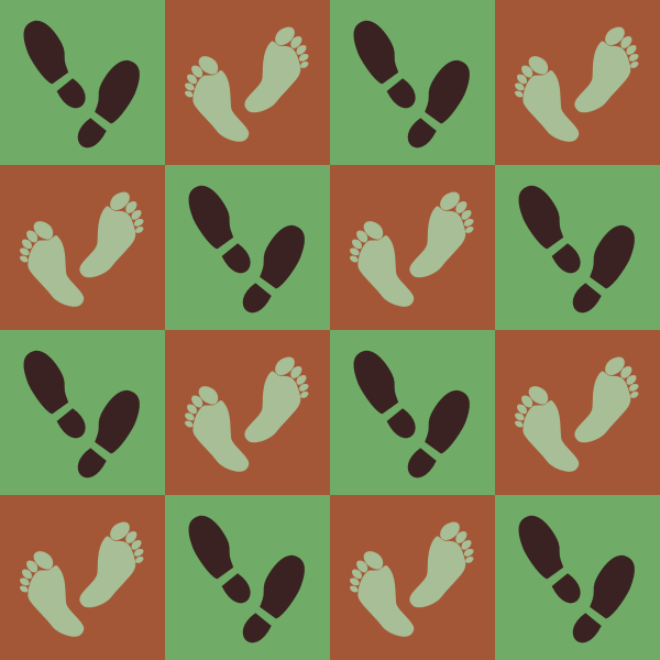 SVG Feet pattern