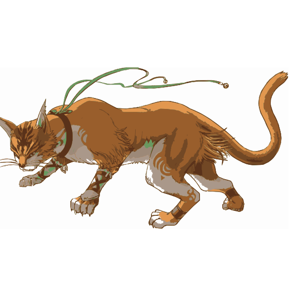 SVG Feline cat vector