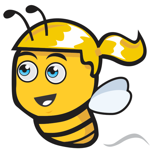 SVG Female bee