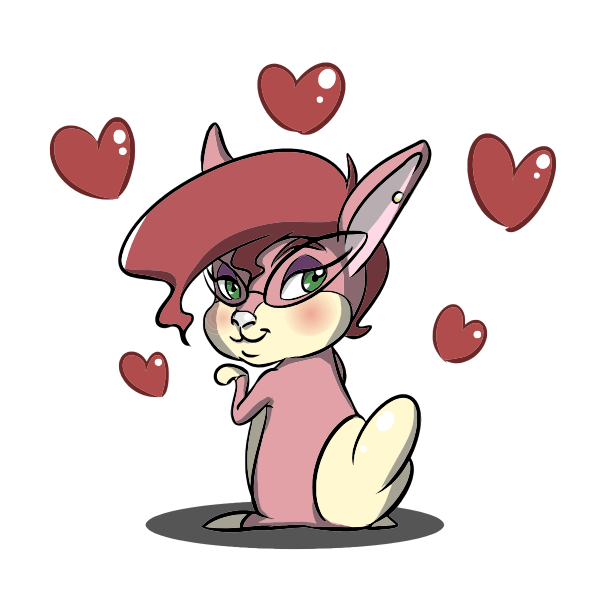 SVG Female bunny