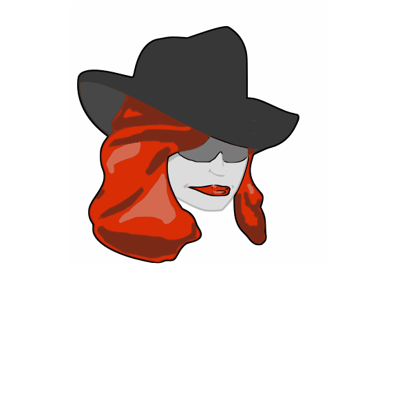 SVG Female Detective