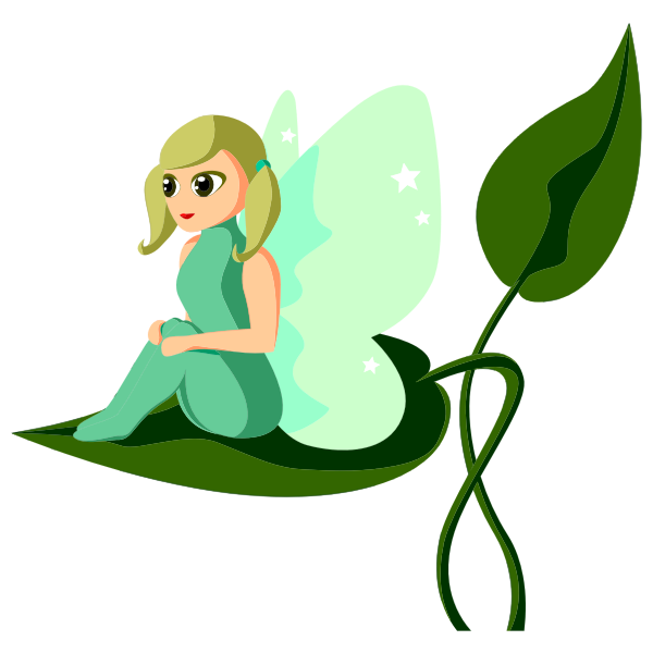 SVG Female fairy