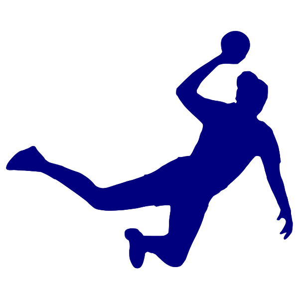 SVG Female handball player