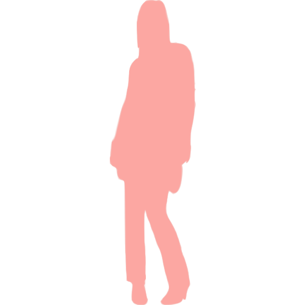 SVG Female in long jacket