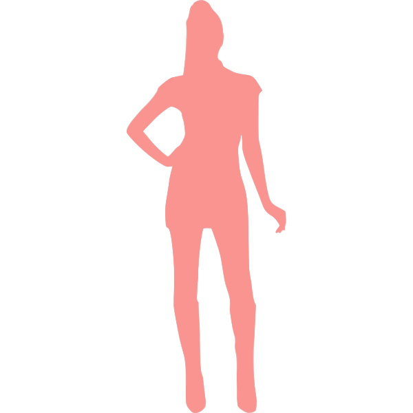 SVG Female in mini skirt