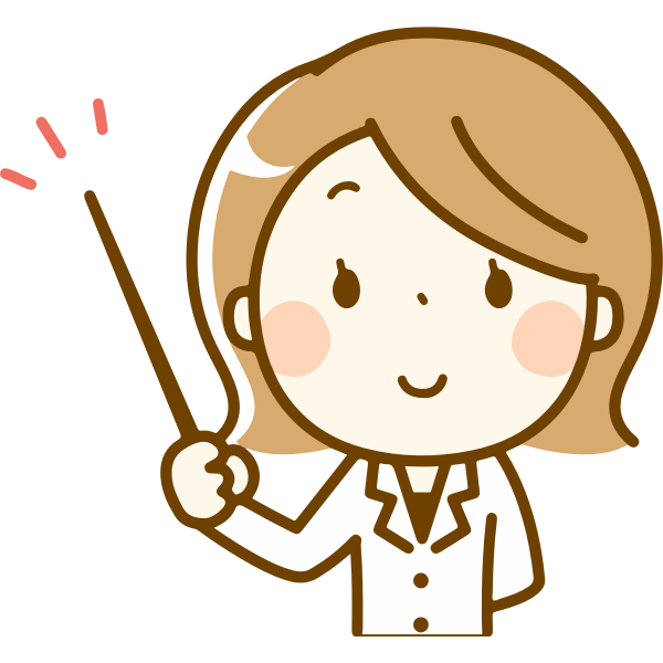 SVG Female instructor animation
