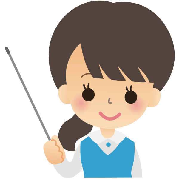 SVG Female instructor cartoon